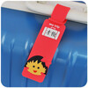 Talented luggage tag cartoon cute flight attendant luggage tag label boarding pass suitcase tag shipping tag 3 random styles