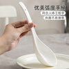 Half-life ceramic large spoon household long-handled soup spoon porridge spoon large soup spoon high-looking porridge soup porridge spoon table spoon
