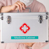 Xinyuecheng household medicine box containing medicine multi-layer first aid box home emergency medicine box school factory enterprise set should 10 inch medicine box enterprise version
