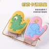 Children's bath towel does not hurt the skin. Children's bath towel for 4-12 years old. Painless household bath towel for rubbing mud without hurting the skin. Parent-child two-pack - Yellow Dinosaur + Blue Unicorn