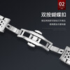 Suitable for Citizen watch strap original light kinetic energy steel strap stainless steel strap butterfly buckle Sky Eagle Orange stainless steel bracelet gold 15mm