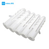 How high (ineless) round plastic expansion tube, plastic expansion plug, white rubber plug, nylon expansion plug M 6\/8\/10\/12mm 6mm, about 1000 pieces per bag
