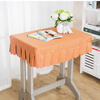 Pinxian primary school tablecloth table cover desk cover 40*60 single desk cover school desk cover student desk tablecloth royal blue with groups and edges 60*40