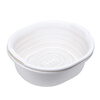 Home KATEI STORY Japanese imported kitchen drain basket plastic sink fruit and vegetable washing basin dish storage basket white set (double layer)