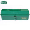 LAOA (LAOA) hardware household tool box storage box car thickened iron box square 16.5 metal tool box LA113411
