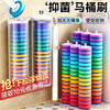 Jia Bangshou Disposable Toilet Brush Set Replaceable Brush Head Bathroom Brush Disposable Comes with Cleaning Liquid Free Shipping Medium Bucket 14 Heads | Disposable Toilet Brush