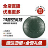 Huashu Ethereal Drum 15-tone Sanskrit tone empty drum for children beginners hand disc drum professional-grade percussion instrument Wangyou Drum Teaching 12-inch 13-tone carbon steel C key - stone green Ethereal Drum shop list TOP
