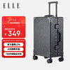 ELLE French suitcase, fashionable gray 20-inch trolley case, women's suitcase, lightweight boarding password box
