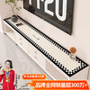 Xiaosujia TV cabinet table mat 2026 new light luxury and high-end shoe cabinet cover waterproof no-wash dining table counter top protective mat Moli New upgrade-one-piece molding Customized size, contact customer service