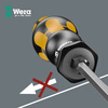 WERA imported impact screwdriver 932 one-word 917 cross German one-piece tool bar can knock flat mouth screwdriver industrial grade one-word 1.2x7x125 05018266001