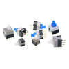 TaoTimeClub button switch key switch 5.8*5.8-8.5*8.5MM self-locking lockless switch 10 5.8*5.8MM self-locking switch double row/6 feet (10 pcs)