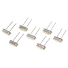 TaoTimeClub quartz crystal oscillator plug-in two-pin HC-49S passive clock crystal 3.579545MHz-40MHz 8MHz plug-in two-pin (5 pieces)