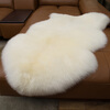 Munuo Australian wool carpet bedroom whole sheepskin wool bay window blanket fur integrated carpet sheepskin cushion natural white Australia 1p70*110cm