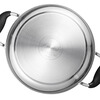 ASD (ASD) soup pot 304 stainless steel stew pot large gas stove induction cooker milk pot thickened uncoated multi-bottom steamer noodle pot with handle steamer 24cm