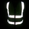 Quxing Highlight Multi-Pocket Reflective Vest One-size-fits-all Reflective Clothing Safety Command Night Running Cycling Clothing Sanitation Work Clothes Vest