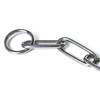 Chukchi (CHUKCHI) Dog P Chain Stainless Steel Pet Chain Retractable Dog Collar German Shepherd Golden Retriever for Medium and Large Dogs Stainless Steel Smooth 70cm*4mm Large Dogs