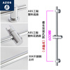 Asia Bathroom Stainless Steel Adjustable Lift Rod Shower Hanging Bathroom Shower Bracket Shower Booster Set Adjustable Bracket Accessories Adjustable Lift Rod Below 60cm