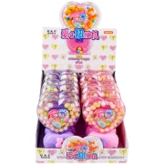 Commissary Snacks Fun Children's Candy Machine Flash Mini Gumball Machine Toys Series Skittles Kids Gifts Gacha Machine 1 Pack