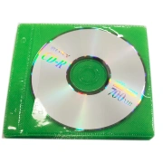 KDA Verdickter PP-Beutel Doppelseitige Disc-Tasche CD/DVD-Beutel Disc-Abdeckung/Schutzhülle Weiße Farbe 100 Stück/Packung aus weißem verdicktem PP-Beutel