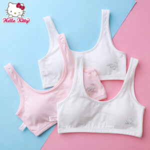 Middle and large children's students' development period underwear female  junior high school girl bra small vest