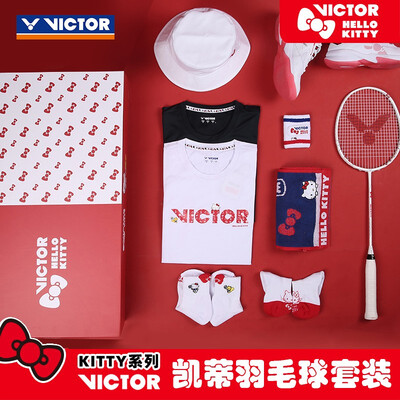 victor hello kitty badminton racket