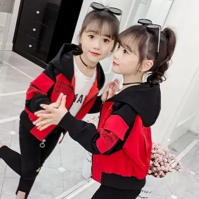 子供服女の子ジャケット新しい春服小さな女の子子供服春と秋のショート