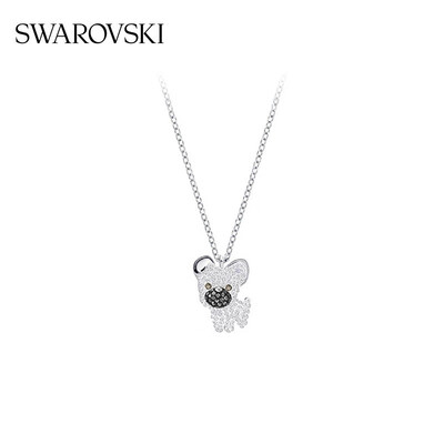 swarovski dog necklace