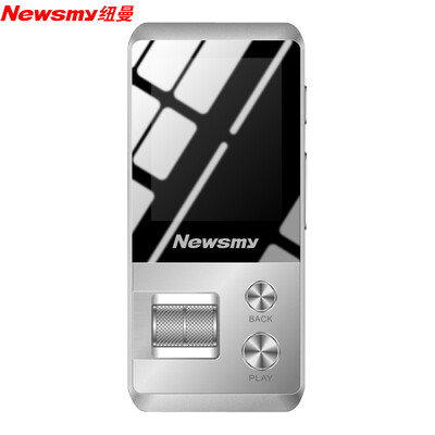 Newman Newsmy Mp3 Player A69 8g Silver External Amount Metal Recording Pen Student Sports Hifi Walkman