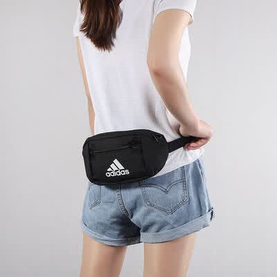 Adidas adidas sports waist bag men and women running waist bag oblique  cross bag summer tide