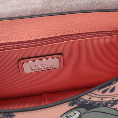 Furla METROPOLIS Women's Series Multicolor Bird Pattern
