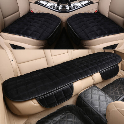 Car Seat Cushions with Backrest Thickened Plush Car Seat Cushion 