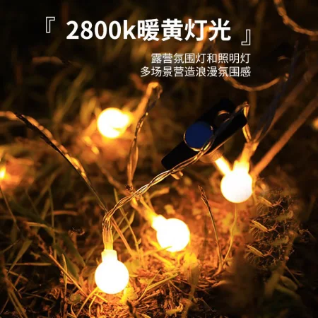Explorer TANXIANZHE Outdoor Camping Tent Light Ambience Light Hanging Camp Decoration Light String Camping Light LED Lighting Small Light String - Battery Type