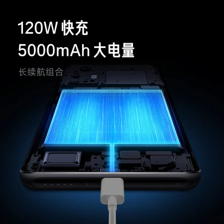 Redmi K50 Extreme Edition Snapdragon 8+ Flagship Processor 100MP Optical Image Stabilization 120W+5000mAh 12GB+512GB Ice Blue Xiaomi Redmi K50 Ultra