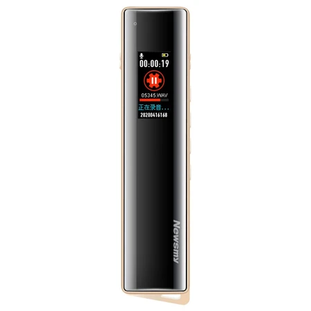 Newman Newsmy Voice Recorder V03 16g Professional Popularization Micro Hd Noise Reduction Learning Training Business Meeting Interview Voice Recorder Mp3 Player Gold