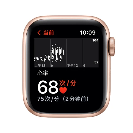 Apple Watch SE 2021 Smart Watch GPS Model 40mm Gold Aluminum Metal Case Starlight Color Sports Strap MKQ03CH/A