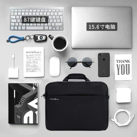 Victoria Traveler VICTORIATOURIST computer bag 15.6-inch laptop bag one-shoulder diagonal business briefcase V7009 black