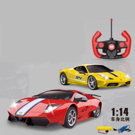 Detachable car toy rc car charging wireless high-speed rc car racing drift car model electric children's toy car boy rc car red