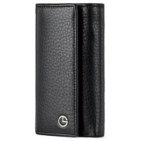 Goldlion Goldlion Fashion Casual Key Case Business Leather Key Case Gift Box Black