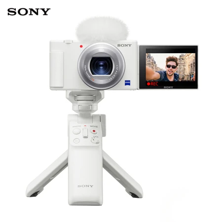 Sony SONYZV-1 Vlog Digital Camera White Handle Battery Set ZV14K Video/Beauty Shooting/Strong Focus