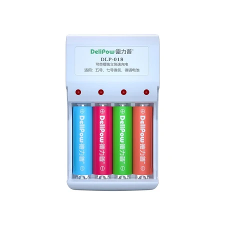 Delipow Rechargeable Battery No. 5/No. 7 Battery with 12 Cells Charger Set Charger + 12 Batteries [5 No. 7 No. 6 Each]
