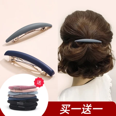 Chimera CHIMERA hair accessories head accessories 2 pieces Korean style soft and beautiful back of the head simple hairpin horizontal clip fashion hairpin imported from Korea