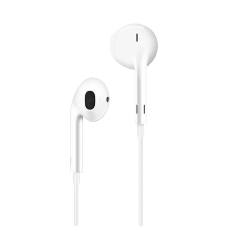 Newman NewmineNM-LK06 semi-in-ear wire-controlled wired headset mobile phone headset music headset 3.5mm interface computer notebook mobile phone suitable for white