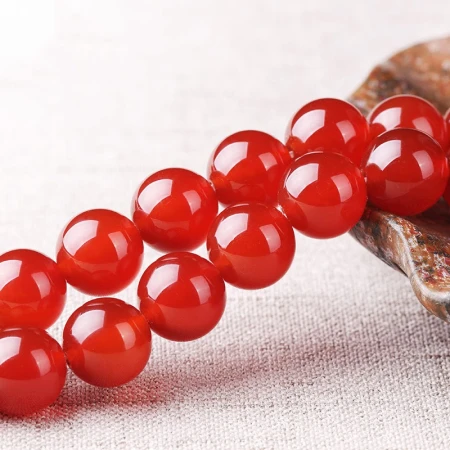 Red Loose Beads Agate Round Beads Red Hand String Beads DIY Hand Beaded King Kong Star Moon Bodhi Buddha Beads Bracelet Accessories Men and Women Bracelet Jewelry Accessories 10pcs