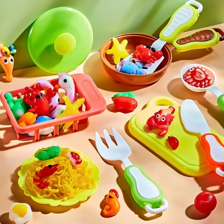 Tiger leap children's toy hot pot machine magic water elf magical water baby set diy handmade play house [advanced version] hot pot toy [water elf/hot pot machine + light and sound effect] red