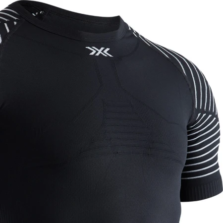 X-BIONIC Brand New 4.0 Youneng Lightweight Men's Sports Top Running T-Shirt Functional Underwear XBIONIC Cat Eye Black/Polar White XXL