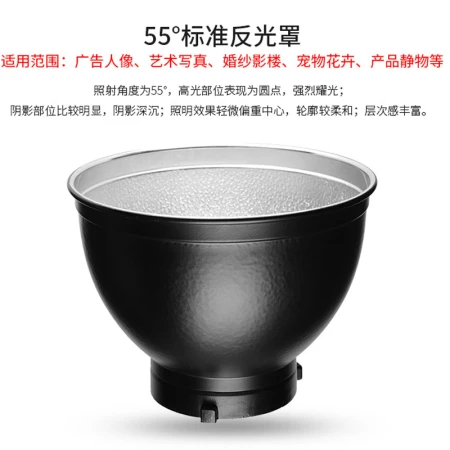 Jinbei JINBEI 55-degree photography reflector honeycomb network studio flash standard cover studio photo reflective bowl photographic equipment accessory 55 standard reflector