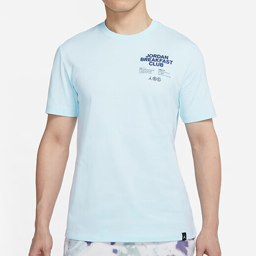 Nike (Nike) Vêtements masculins New Jordan Casual Sports Basketball T-shirt à manches courtes CW0393-687 DQ7385-474 S