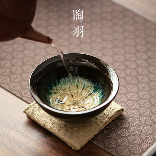 Tao Yu kiln transformed into tea cup tea cup set ceramic kung fu tea set master cup high-end household small tea bowl tea cup gift box kiln transformed into built cup - master cup