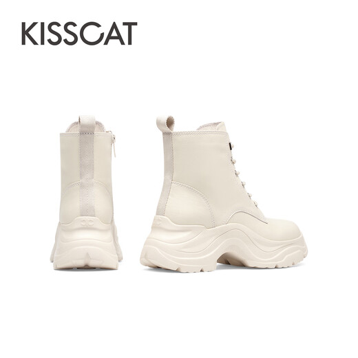 KISSCAT KISSING CAT WINTER URBAN COMESOT Универсальный Martin Boots Short Boots Women Ka54719-57 Молоко белый 39