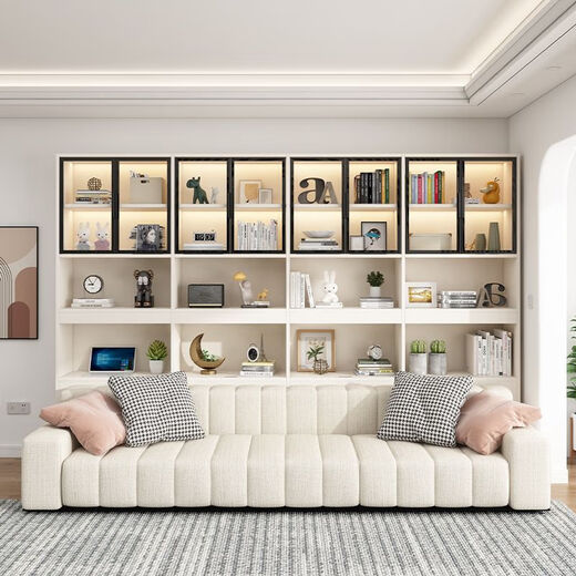 Cream Style Bedside Storage Cabinet Bedroom Bedside Table Bookcase Bedside Wardrobe Storage Cabinet Crack Storage Cabinet Customized Customized Size Contact Customer Service Single Shot Not Delivered Solid Wood Ecological Board